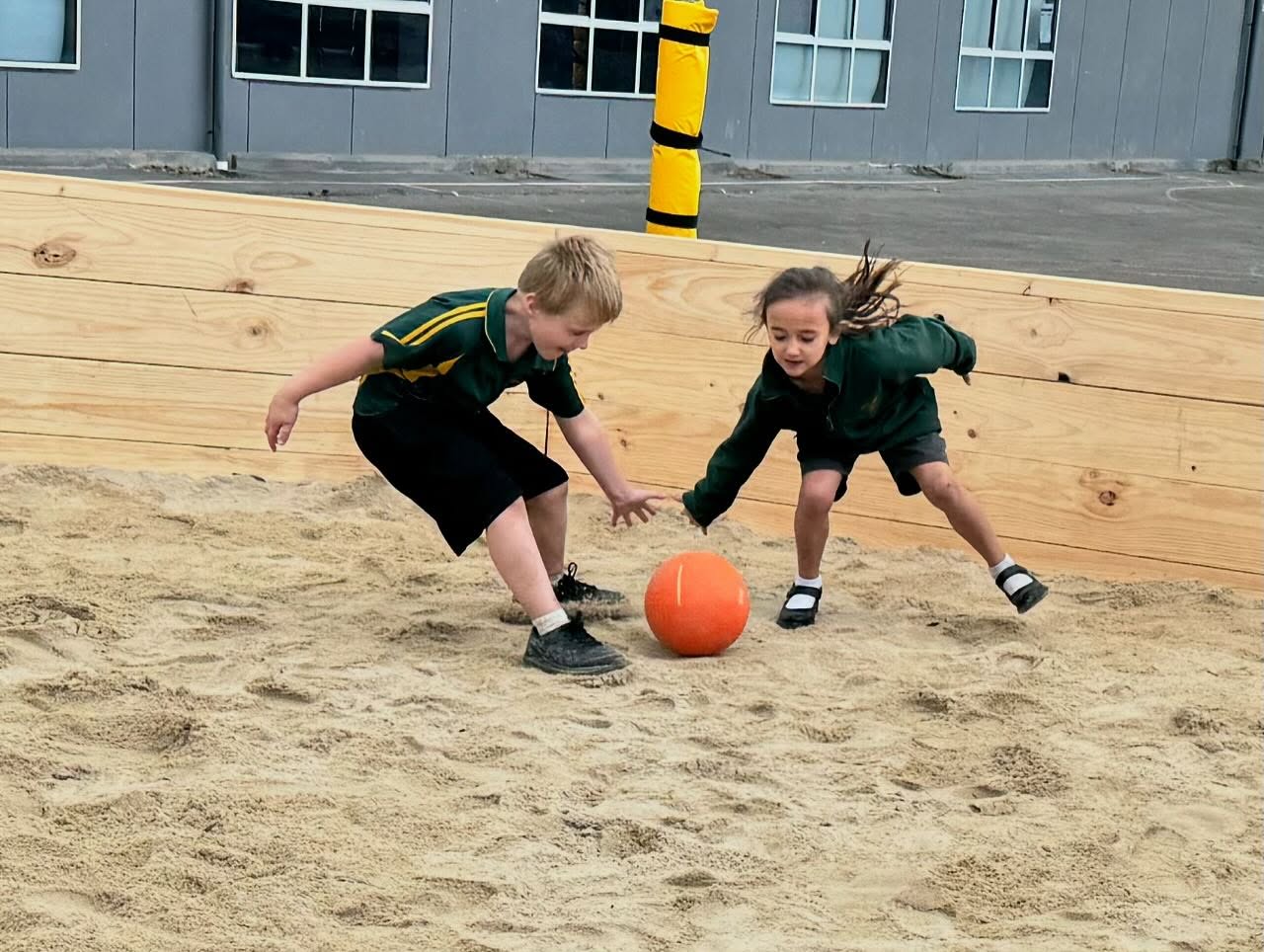 Lumen Christi PS Enhances Play with a New Gaga Pit