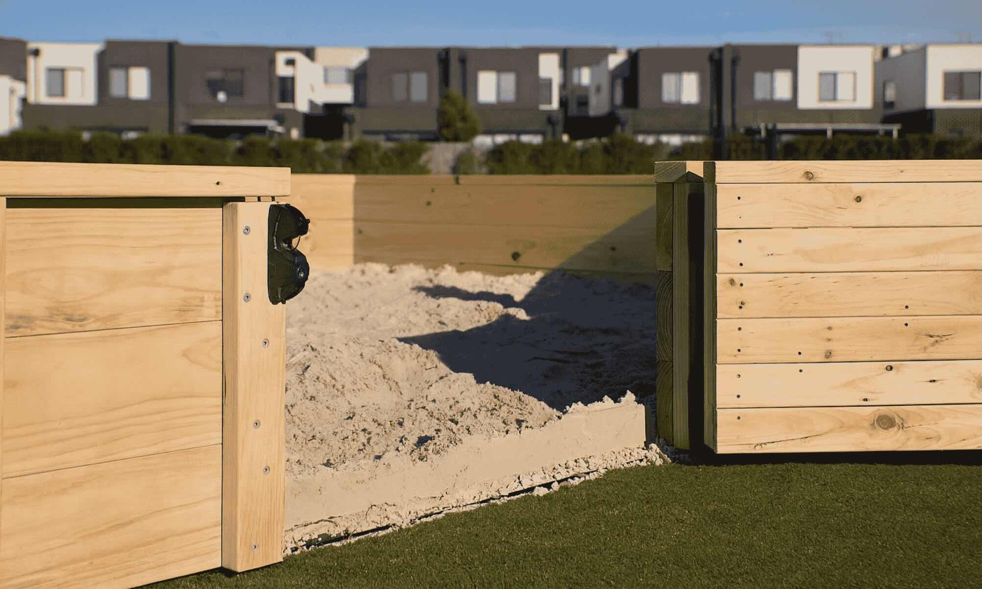 Accessible Gaga Pit Gaga Gate Gaga Ball Gaga Games Pit Grass Sand Foundation