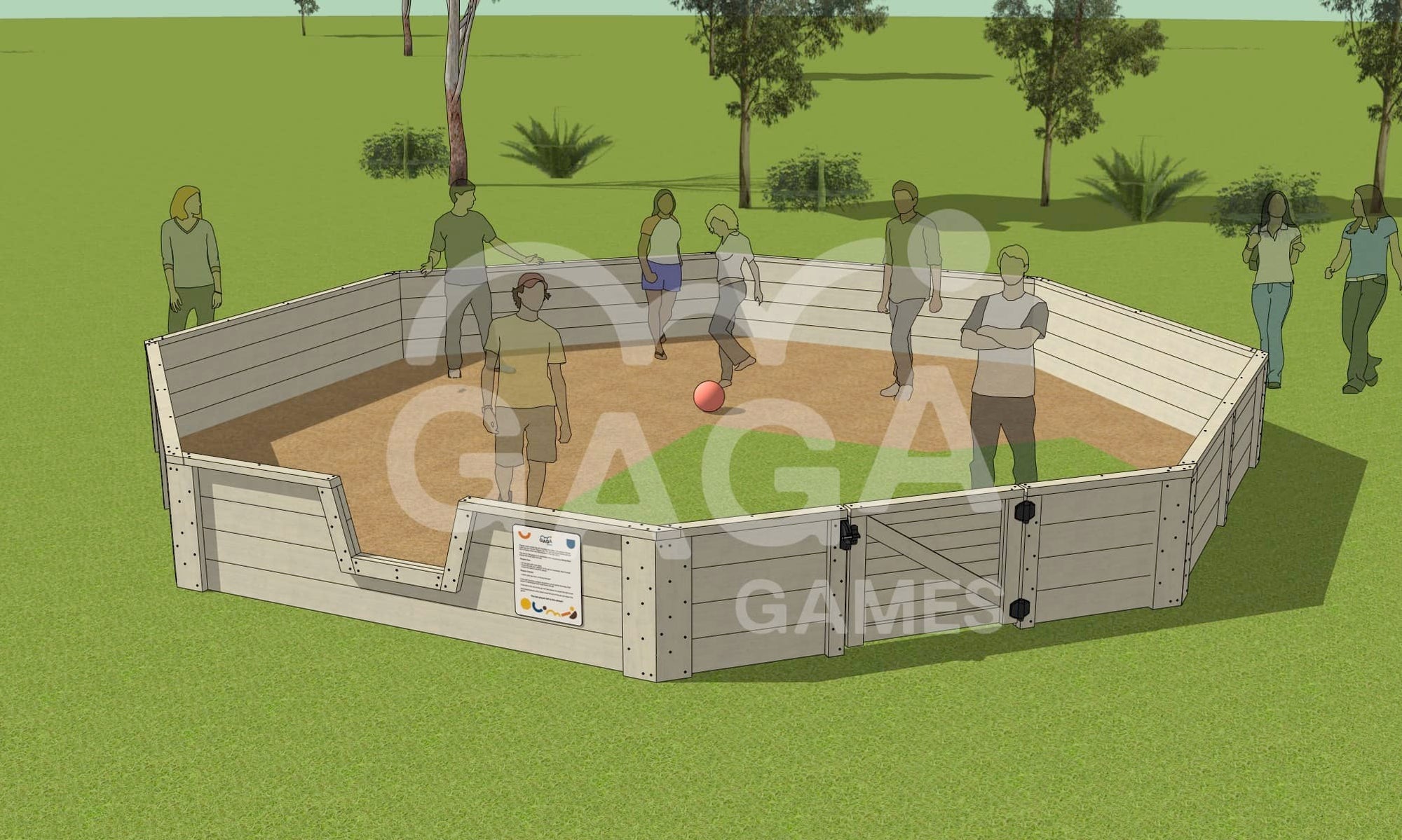 Accessible Gaga Ball Pit