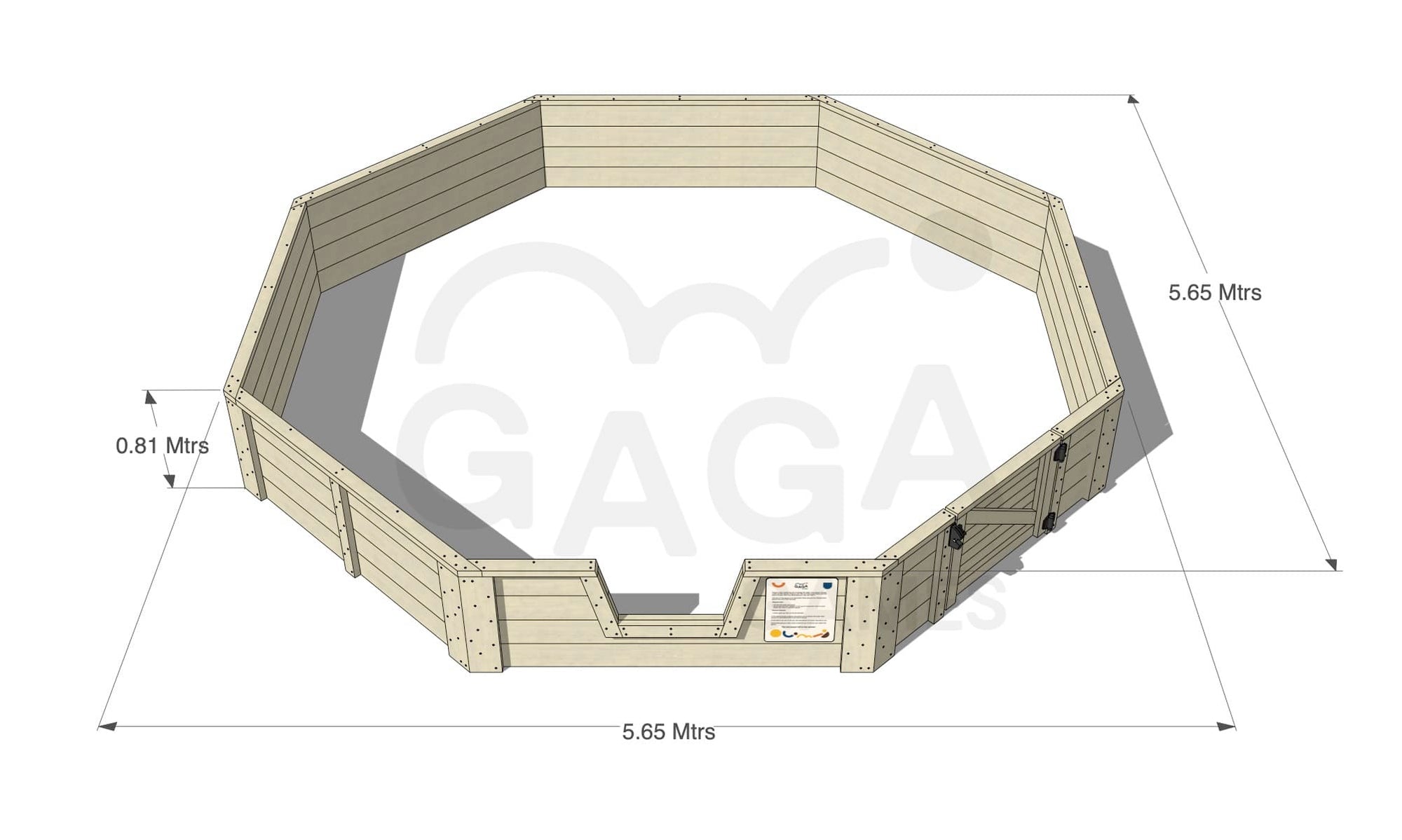 Accessible Gaga Ball Pit