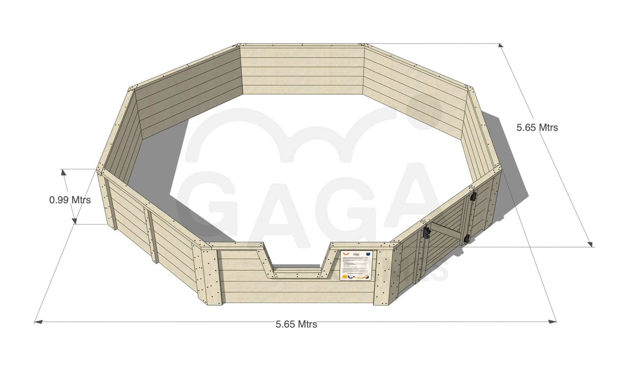 Accessible Gaga Ball Pit