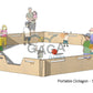Experience the thrill of Gaga Ball like never before with our 59cm Octagonal Portable Gaga Pit. Perfect for building confidence and fostering friendships through indoor and outdoor play. Made in Australia, delivered Australia-wide